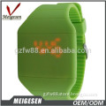 LED watch 2014 new design touch silicone watch free custom logo